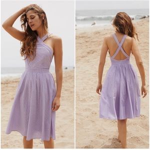 Christy Dawn gingham halter dress